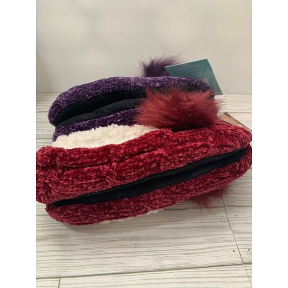 Muk Luks Bundle 2 pair Women’s Ballerina Slipper - Picture 6 of 8